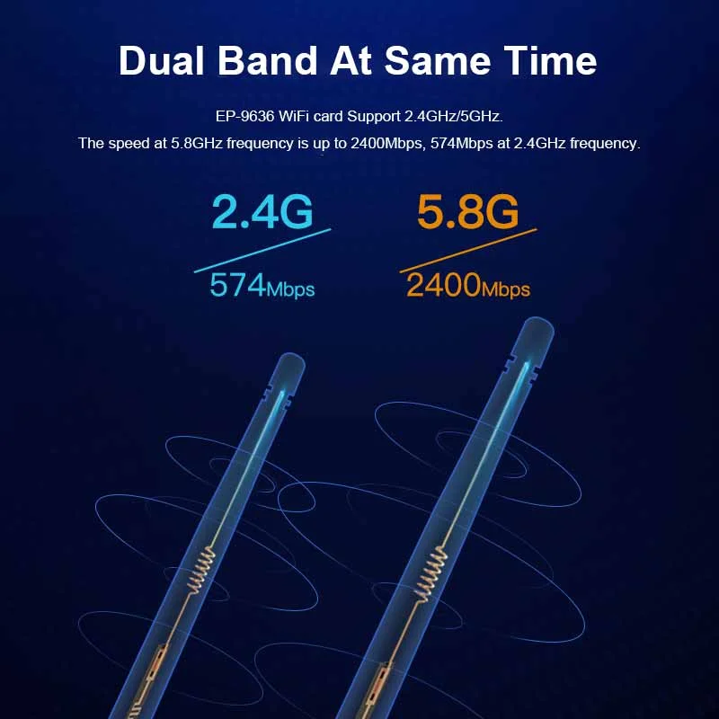 EDUP 3000M PCI-Express WiFi Blue-tooth5.0 адаптер двухдиапазонный 2 4 ГГц/5 ГГц Беспроводная PCI-E Wifi