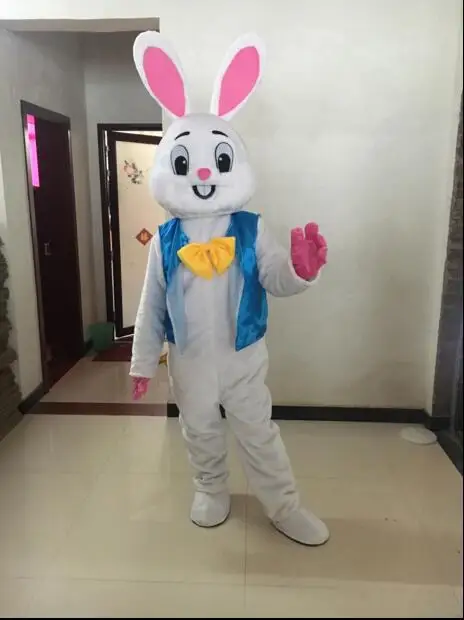 

High Quality Cosplay Costumes Professional Easter Bunny Mascot Bugs Rabbit Hare Easter Adult Mascot Costume