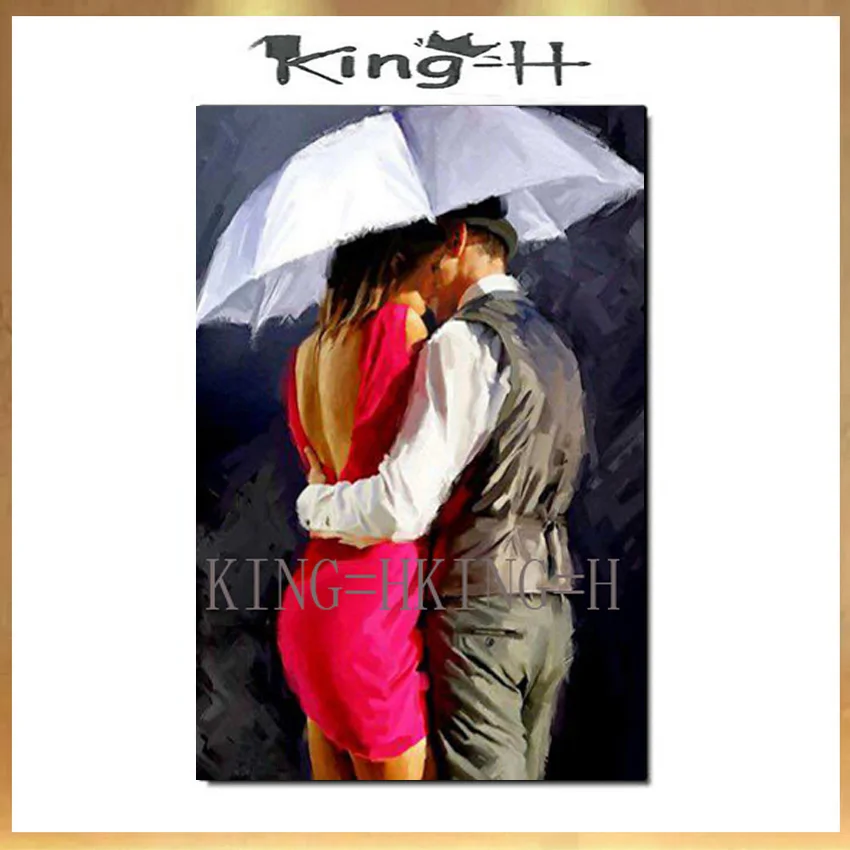 Ручная работа высокое качество серое серебро художественная картина маслом на