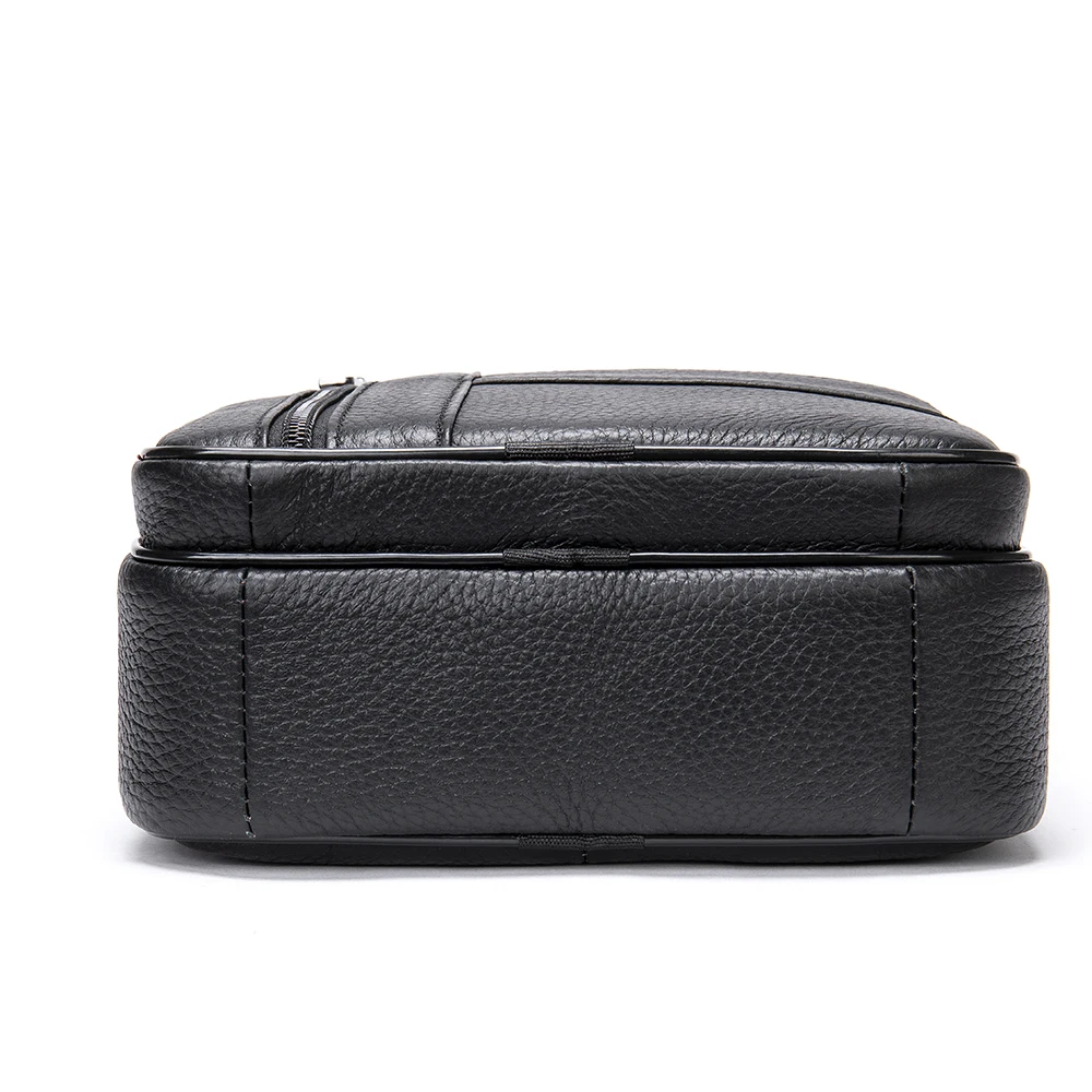 WESTAL 100% Genuine Leather Men's Bag ipad Flap Crossbody Bags Men Leather Designer Bag Male Messenger Top-handle Bags for Men images - 6