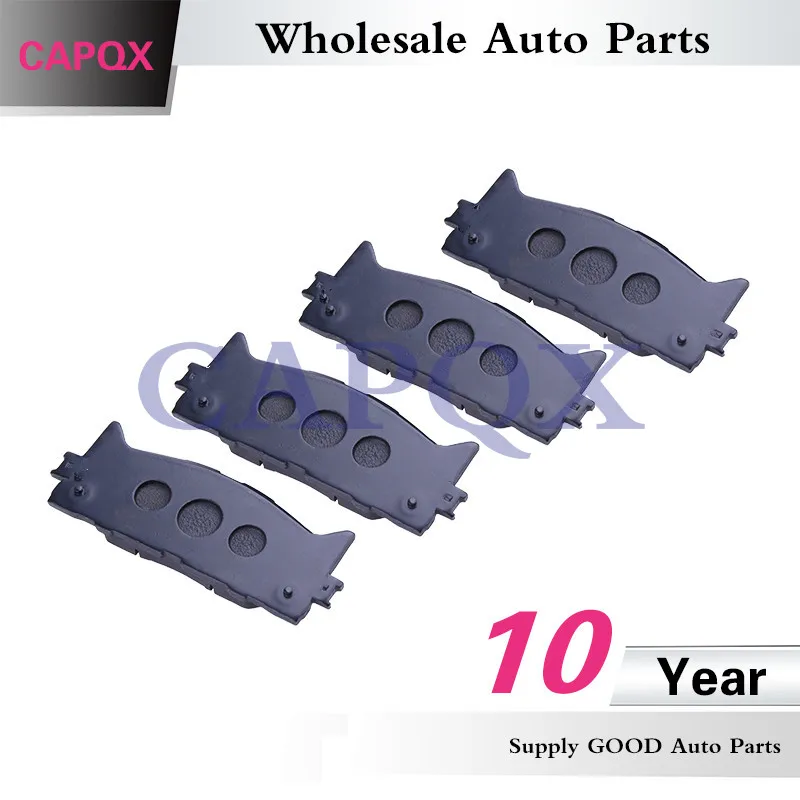 Передние и задние тормозные колодки CAPQX 2 шт. 04465-33450 04466-33160 для ES240/ES350 HYBRID 2006 2007 CAMRY