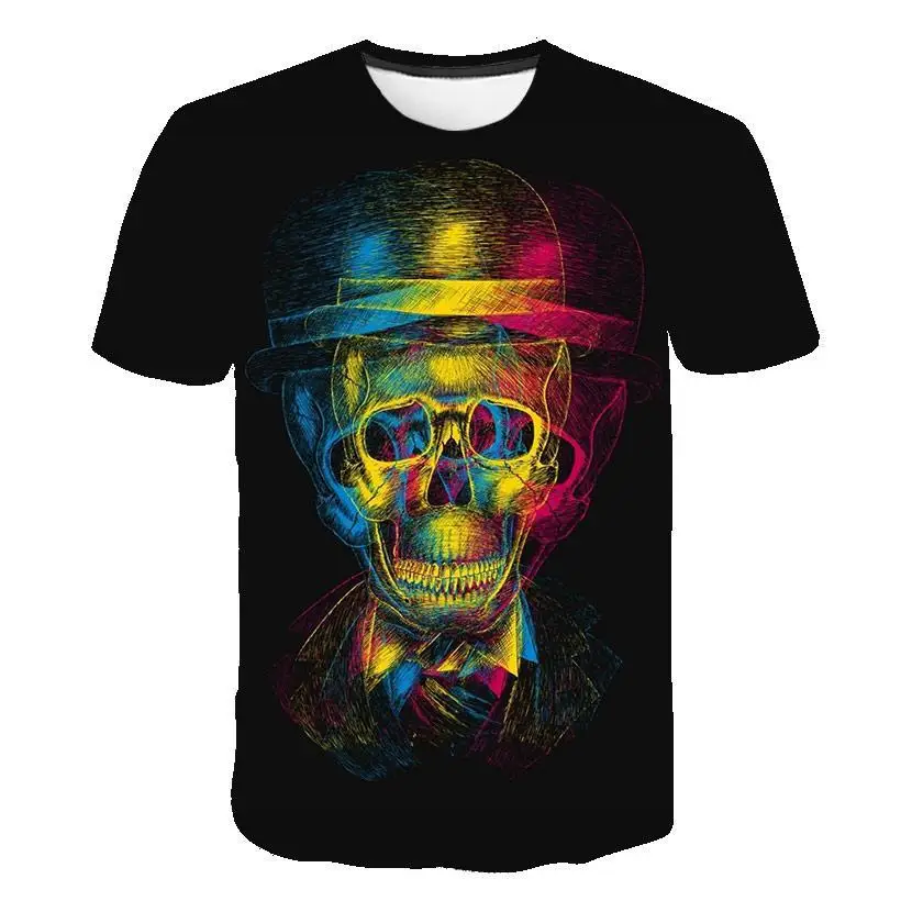 

Cool Printing Boy 3d T Shirt Casual Mens Summer Style Camiseta Masculina Print Short Sleeve Tees Men Tops Punk Art Streetwear