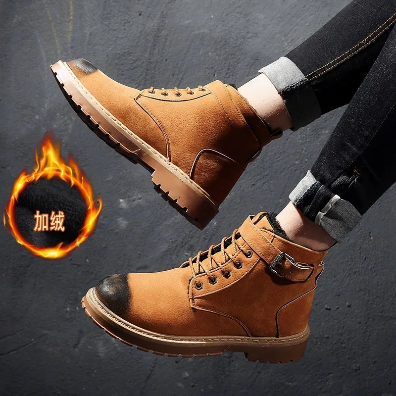 2019 мотоциклетные ботинки Martin мужские код Ботинки хлопковая Мужская обувь для