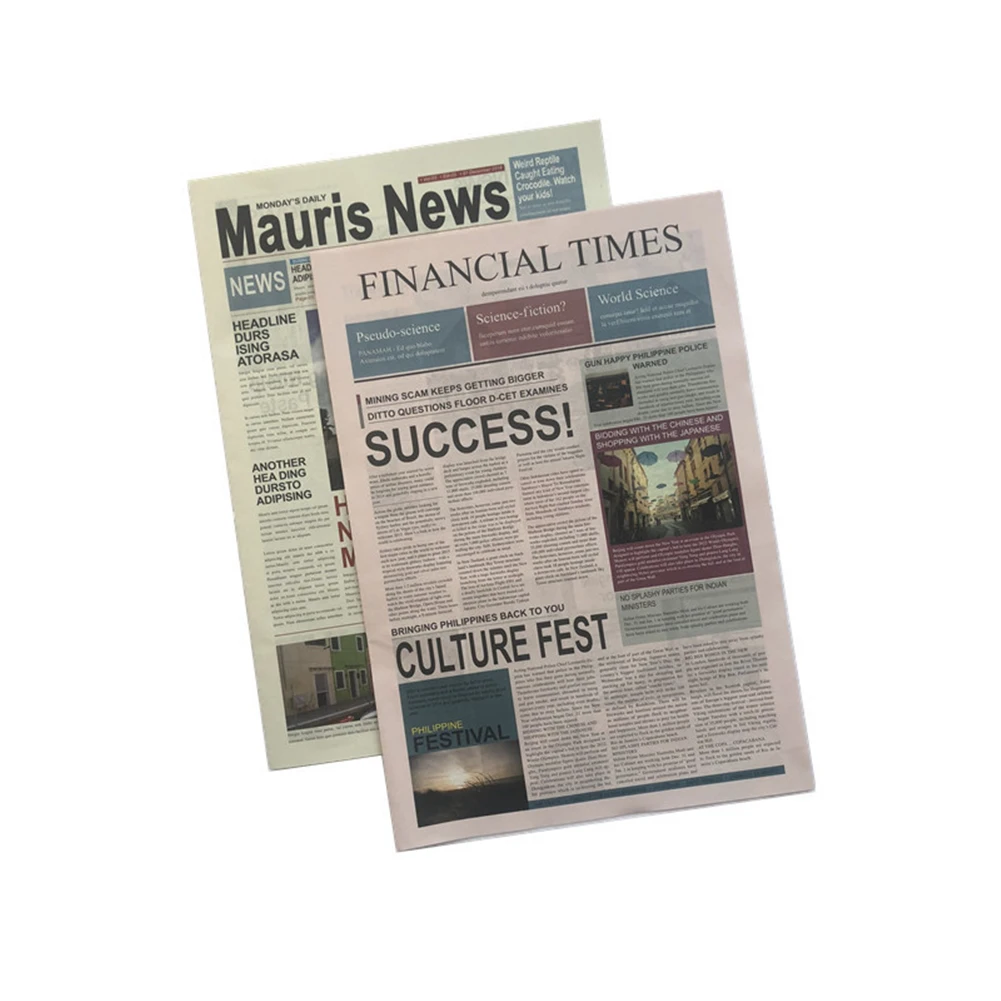 2 шт./компл. винтажная английская газета реквизит для фотосъемки фото фон