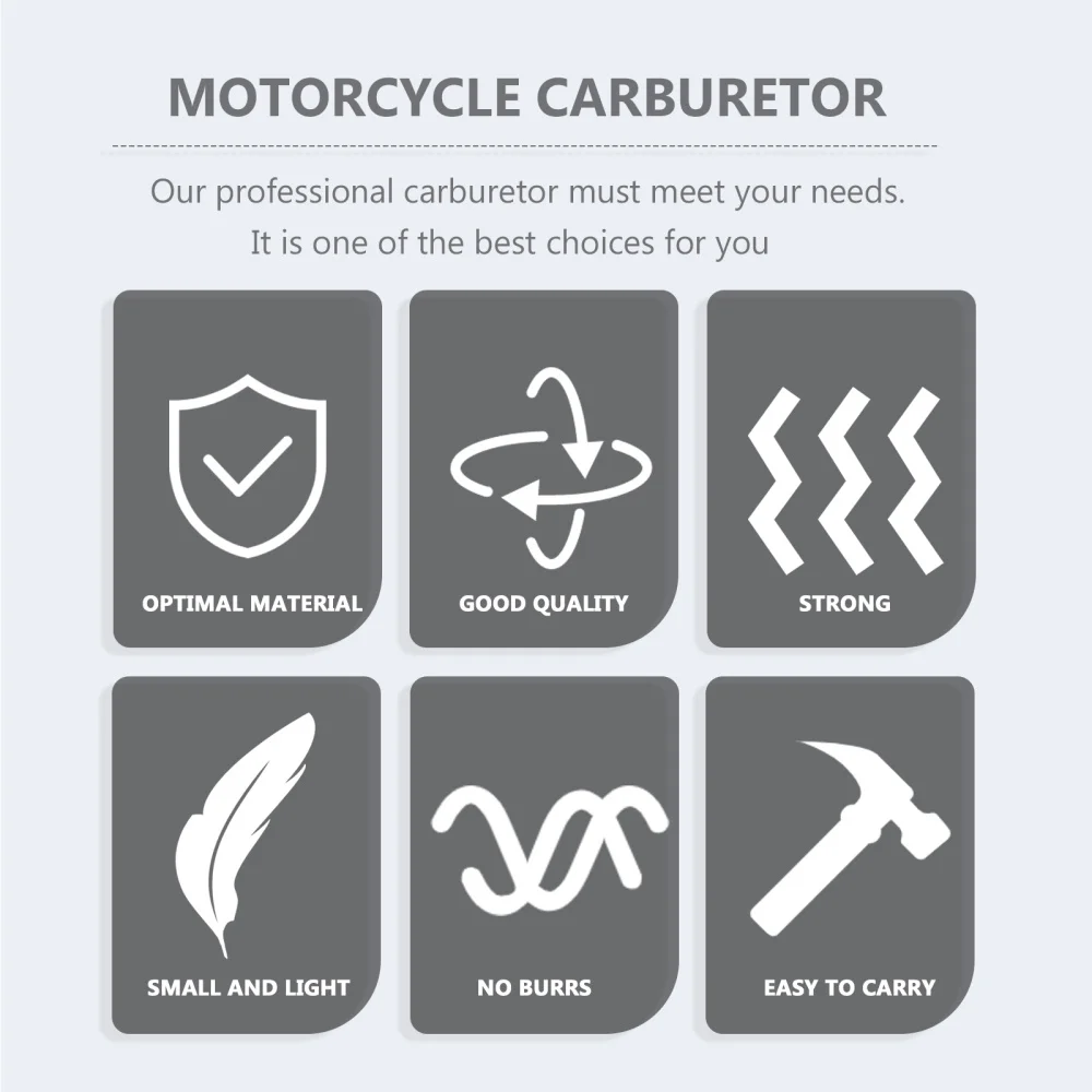 

ATV Replacement Carburetor Premium Motorcycle Carburetor Motorbike Accessory