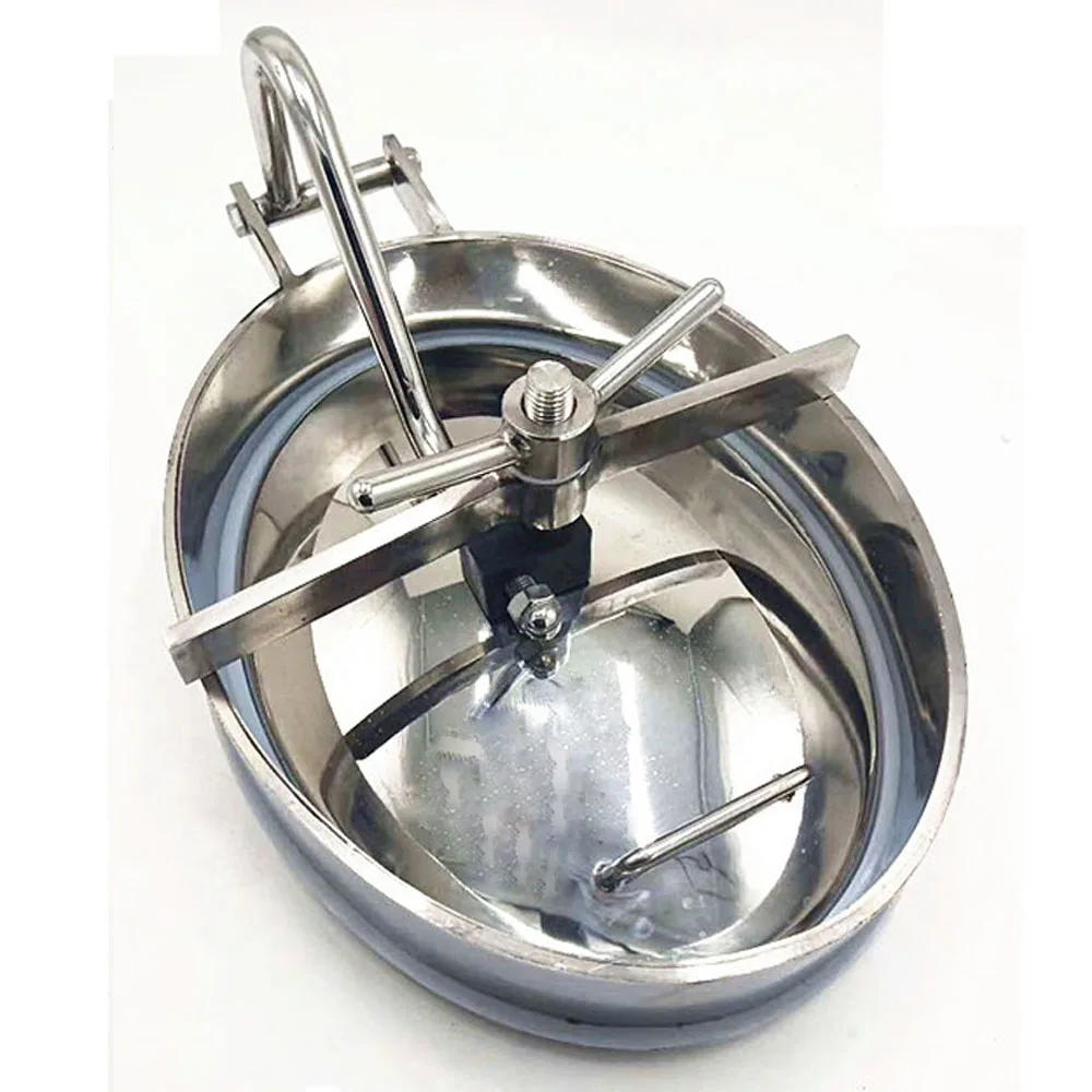 

Эллиптическая крышка люка резервуар внутрь люка крышка люка овальная санитарная SUS304 крышка люка