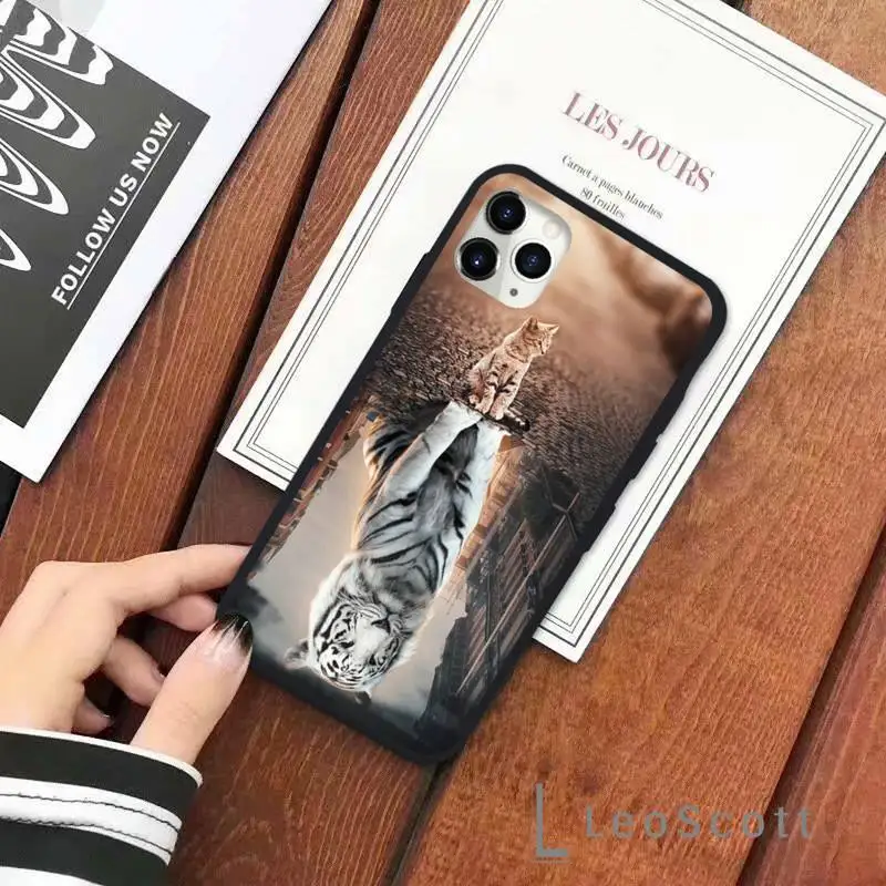 

Cat tiger dog lion Phone Case for iPhone 11 12 mini pro XS MAX 8 7 6 6S Plus X 5S SE 2020 XR