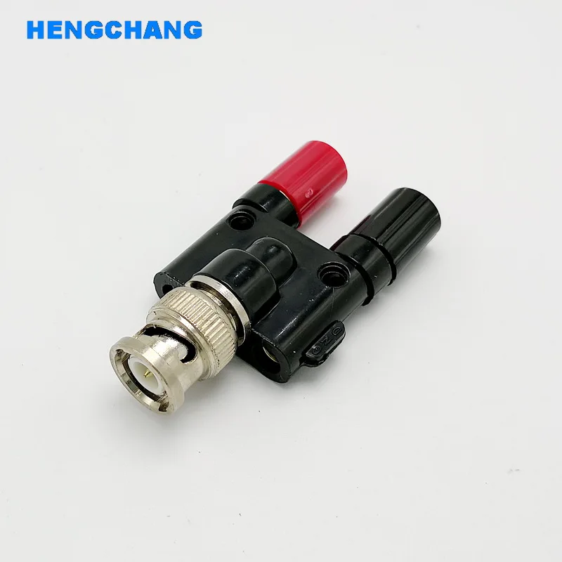 BNC до 4 мм banana socket adapter штекер на два банана Jack Женский коаксиальный адаптер банан