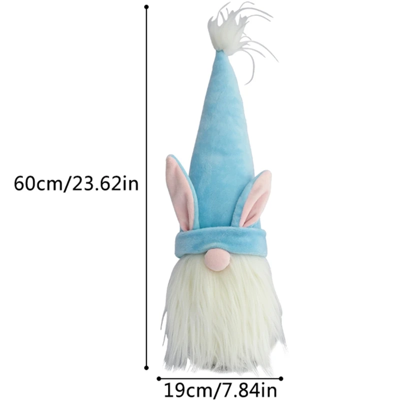 Пасхальный кролик гном кукла подарок на день рождения для девочек шведский