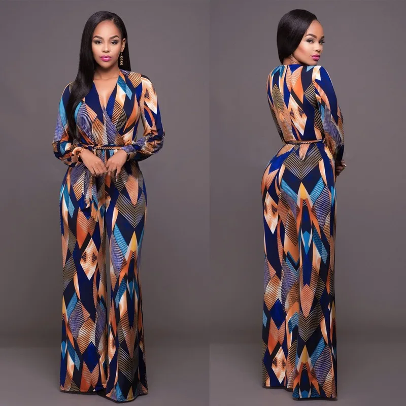 Женский комбинезон с широкими штанинами и длинным рукавом harajuku вечерние