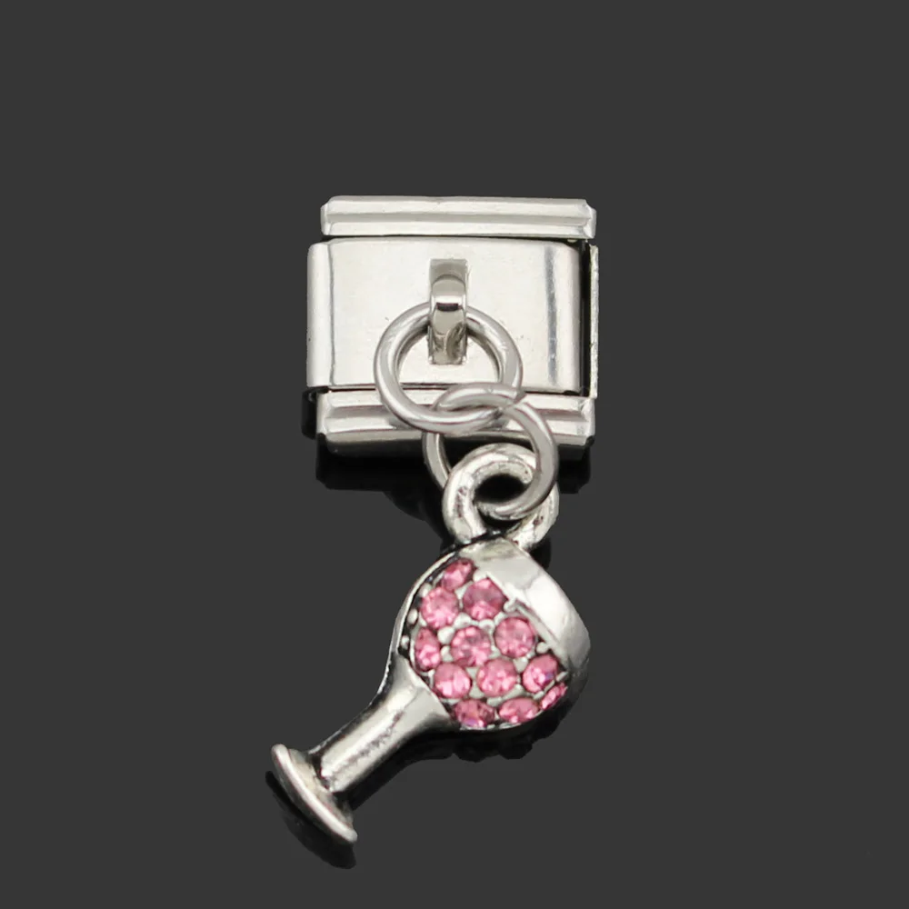 Hapiship оригинальный браслет из нержавеющей стали 9 мм ширина ромашка красное вино