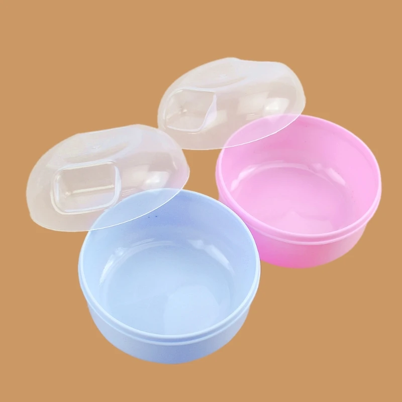 

Soft Perfect Baby Face Body Cosmetic Bath Puff Sponge Container Box Powder Case 45BF