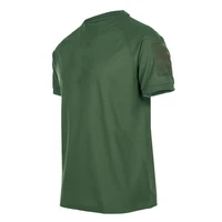 new summer men t shirt round neck all match t shirt solid color quick drying military short sleeve blouse top for training