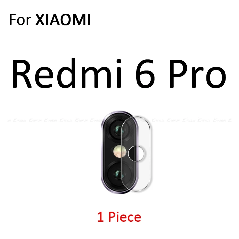 For Redmi 6 Pro Задняя Камера защитная крышка объектива закаленное Стекло чехол для Xiaomi mi 9 8 до 9 лет A3 A2 Lite Red mi Note 8, 7 6 5 10 Pro 6A S2 mi x Max 3 - Цвет: For Redmi 6 Pro