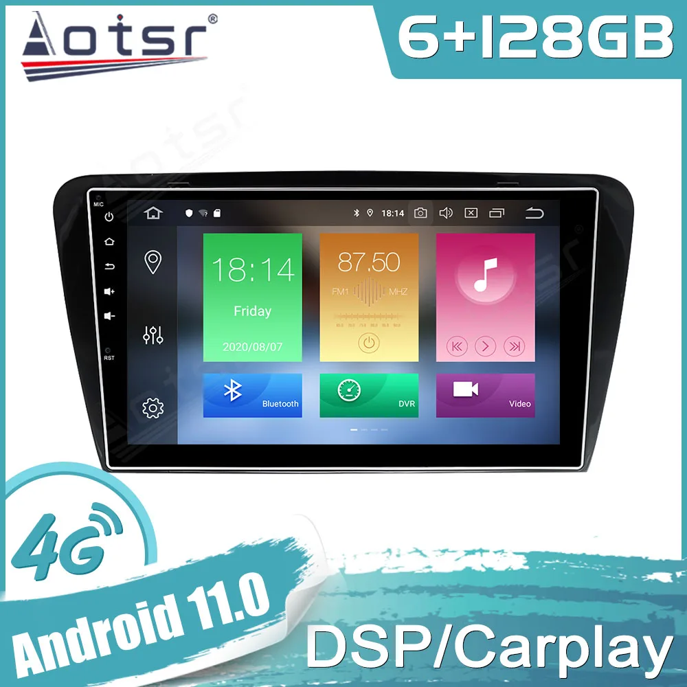 

Android 11 For Volkswagen Skoda Octavia 2014-2017 GPS Navigation Auto Stereo Multimedia Radio Video Player Carplay Tape Headunit