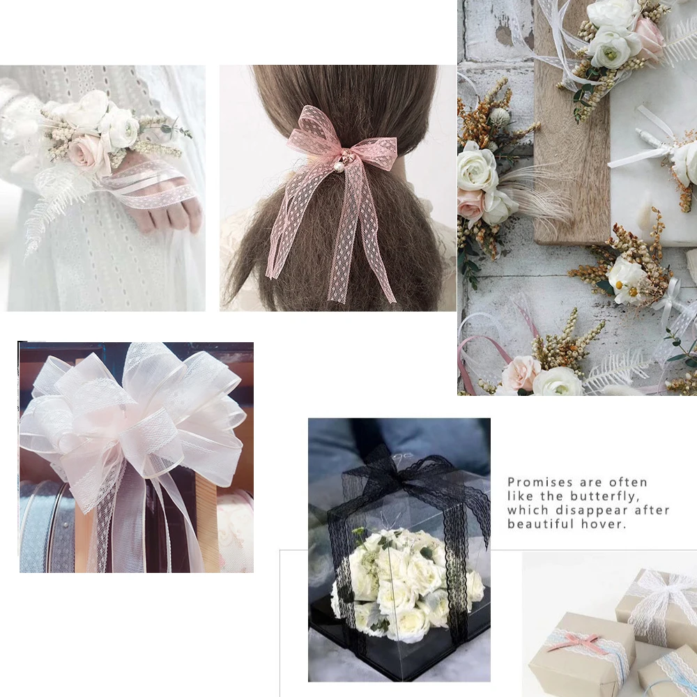 10 ярдов 4 см Высококачественная цветная кружевная лента отделка сделай сам