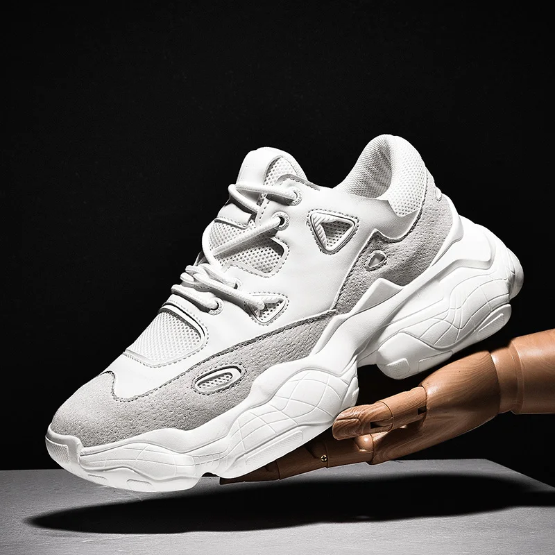Модные трендовые кроссовки для бега Yeezys мужские на платформе повседневная обувь