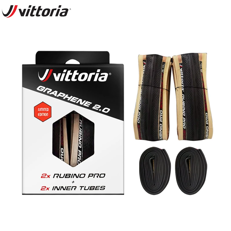 Vittoria новая складная шина Rubino Pro G2.0 700x2 5/28C + набор из 2 внутренних труб 150 TPI с