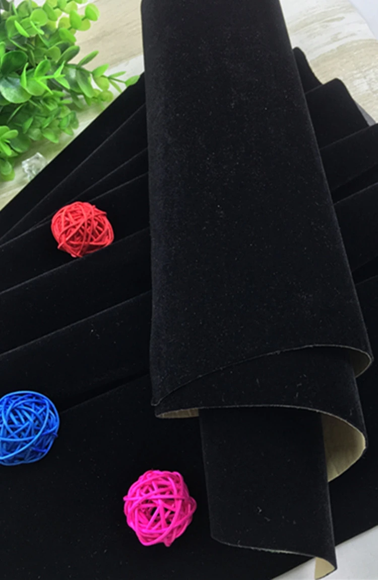 Черный самоклеющийся фланелевый фон для фотосъемки Флокированная Ткань