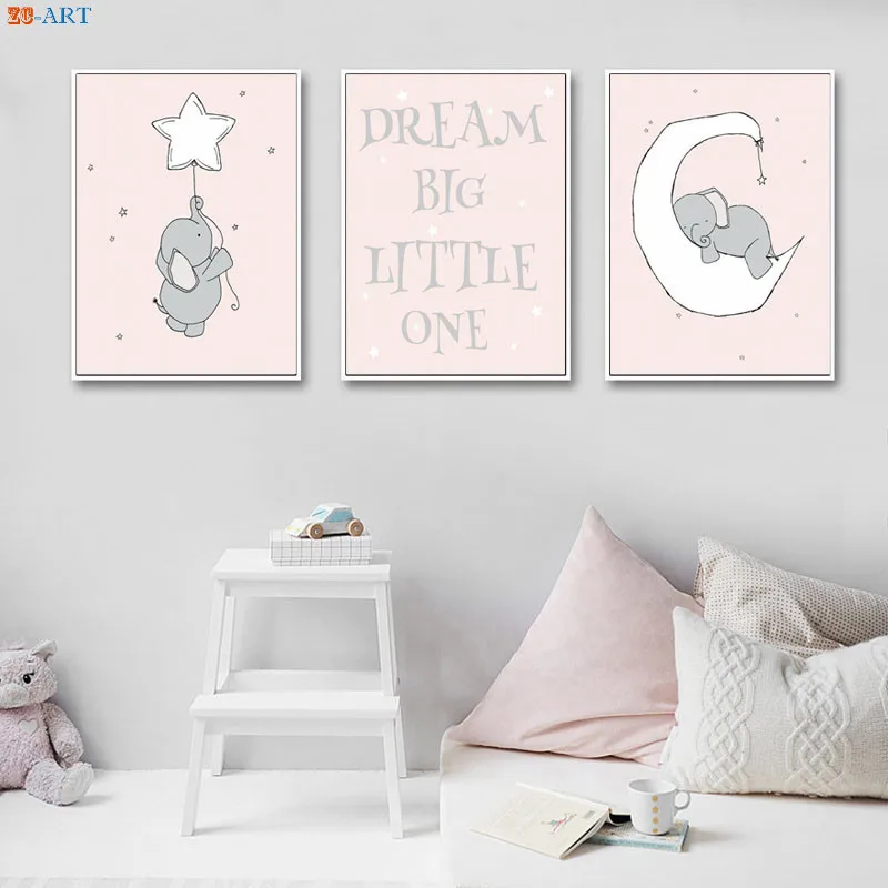 Красивая Картина на холсте для детской комнаты декоративные настенные картины с
