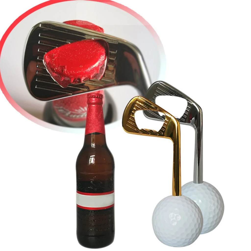 Stainless Steel Bottle Opener Creative Golf Ball Putter Wine And Beer Openers Club Awards Keepsake Souvenir | Спорт и развлечения