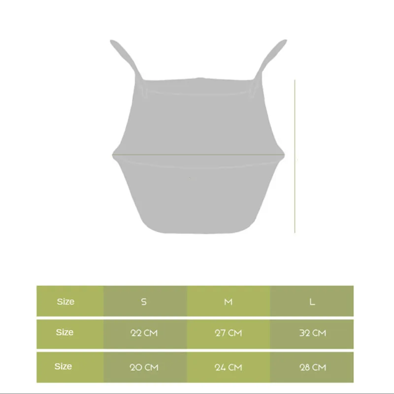 

Seagrass Wickerwork Basket Rattan Hanging Flowerpot Planting Flower Home Dirty Clothes Laundry Hamper Garden Toy Woven Basket