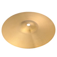 8 inch brass crash ride hi hat cymbals brass cymbal for players beginners percussion instrument golden