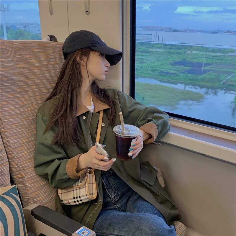 Женский плащ HziriP осеннее пальто для работы нежная элегантная теплая свободная