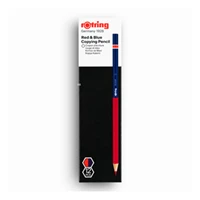 rotring bicolor red blue 12 of quality copying pencil shatter resistant nib writing and supplies blue and red body 2021 new