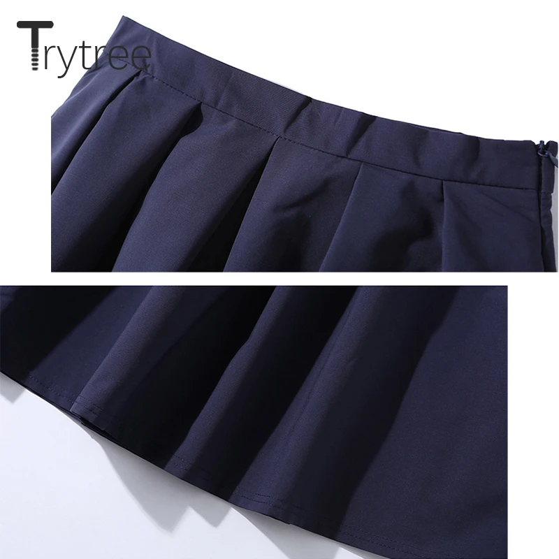 Trytree/2019 Осенний женский костюм из двух предметов повседневный стиль расклешенный