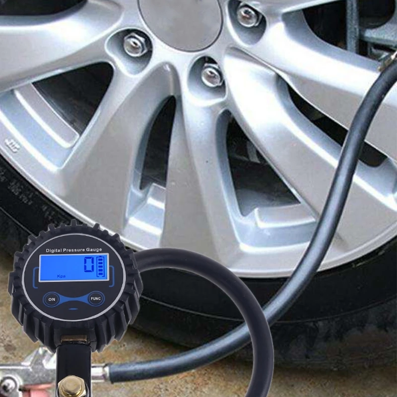 Датчик давления в шинах воздушный патрон 200 PSI цифровой датчик с манометром 1/4