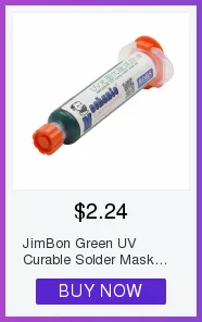 JimBon 1x 10cc паяльная паста флюсовая смазка с 10x иглой NC-559 УФ BGA PCB для сварочных инструментов Расширенный масляный флюс смазка