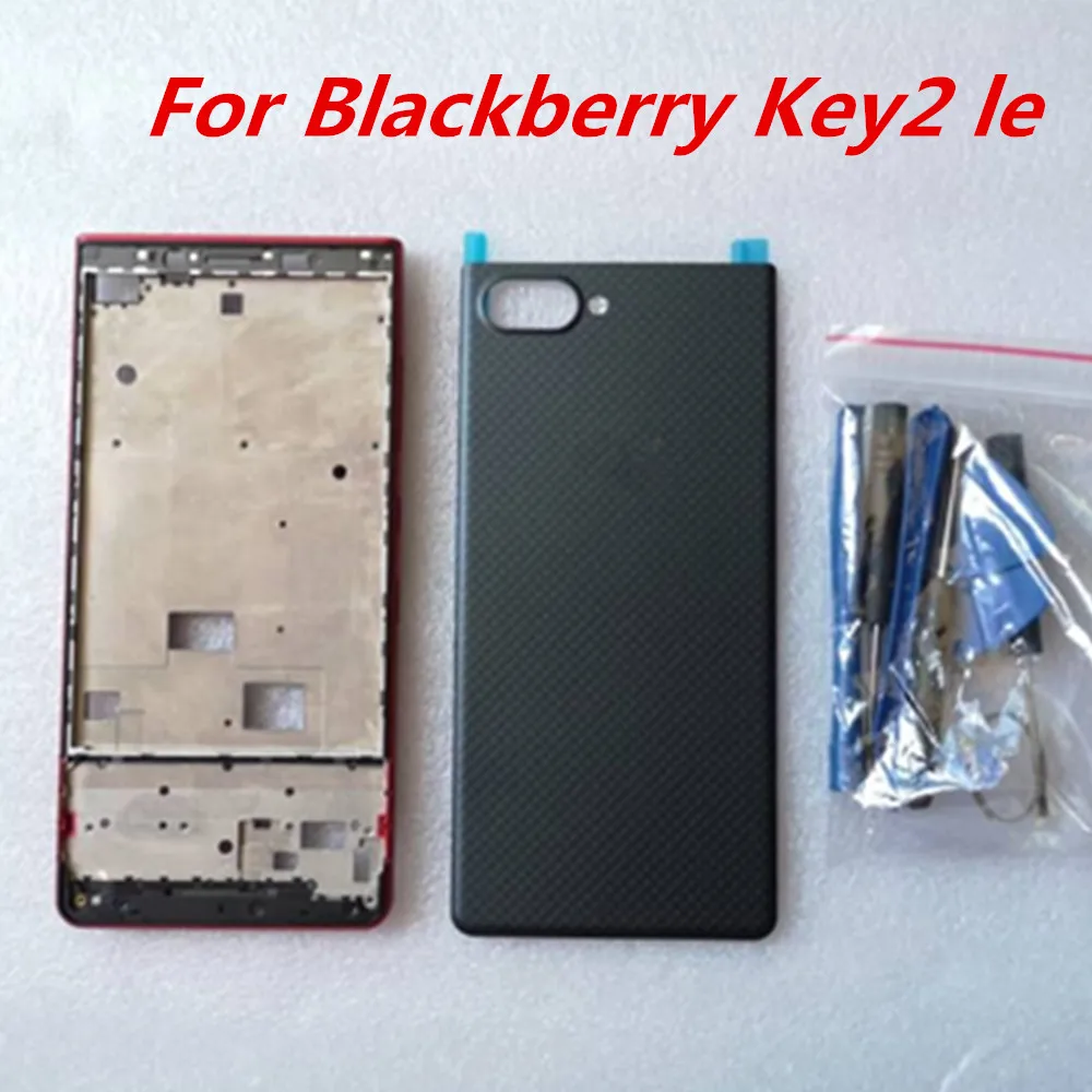 Чехол для Blackbery Keytwo Le key 2 Key2, корпус для мобильного телефона, рамка, средний ремонт, детали для тела, крышка аккумулятора
