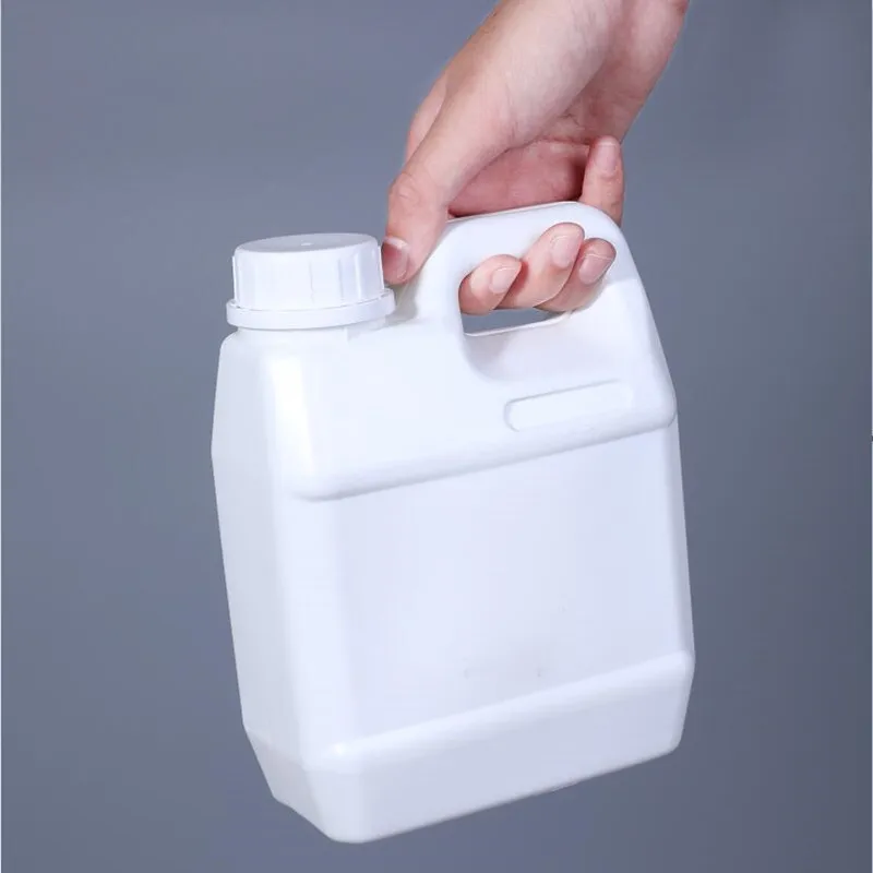 1000 мл квадратный пластиковый контейнер пищевой HDPE Канистра с крышкой для жидкого
