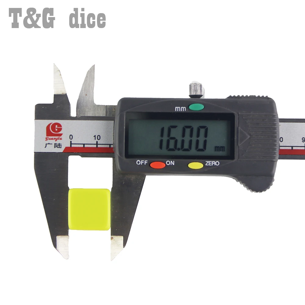 10 шт./компл. высокое качество 16 мм D6 пустые кости гладкие поверхности для печати