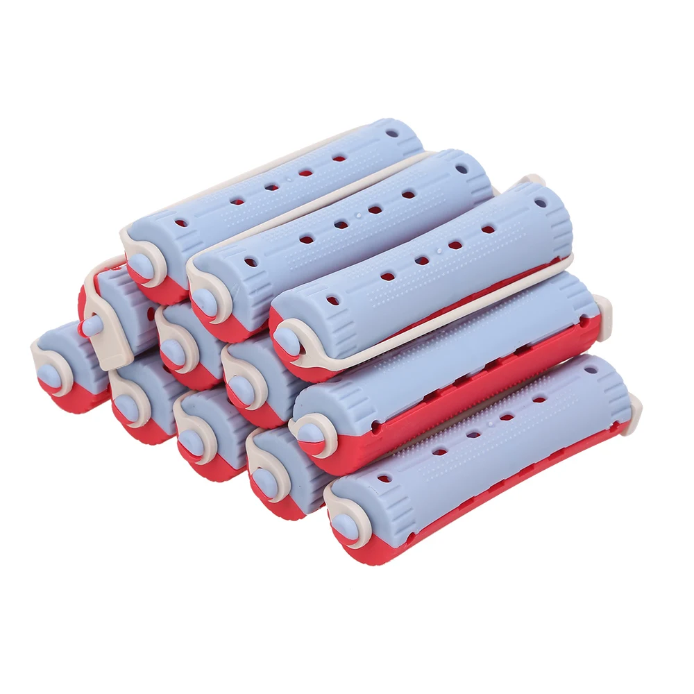 96Pcs Perm Rods Rollers Salon Hair Roller Curling Curler Rubber Band Clip Hairdressing Maker Styling Tool Mixed Size | Красота и