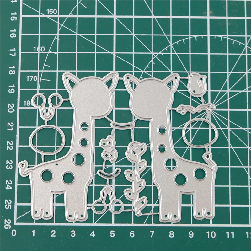 DiyArts милый Рождественский Sika олень металлические режущие трафареты для поделок