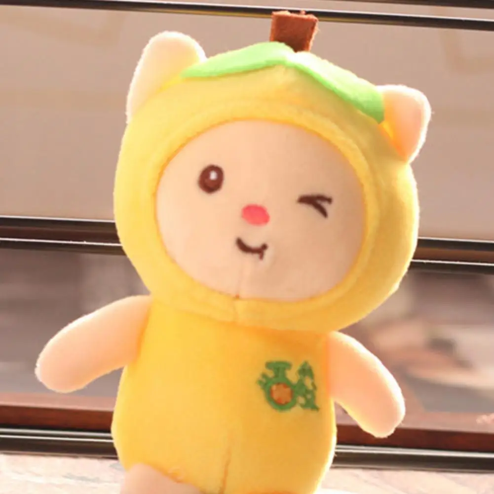 

Plush Keychains Plush Pendant Cute Skin-Friendly Lightweight Women Girls Sweetheart Fruit Keychain for Gift
