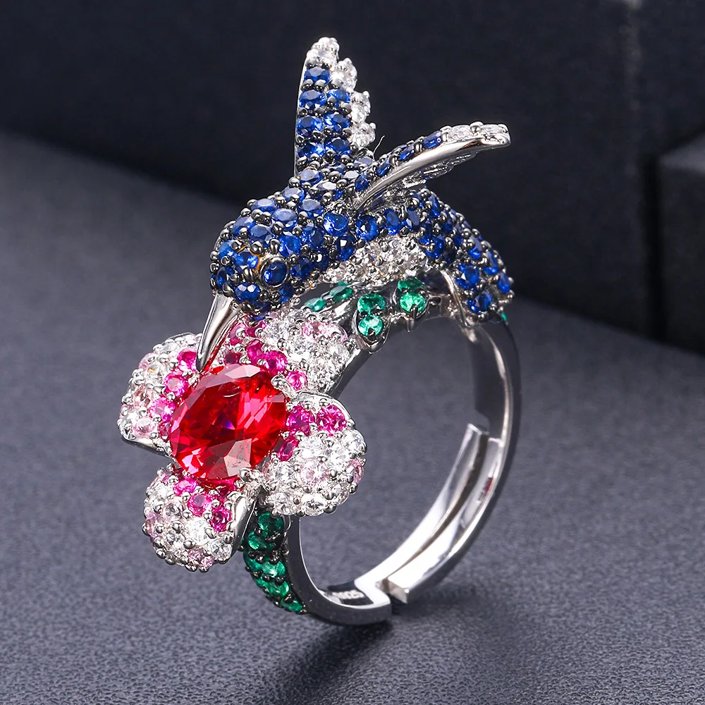 JanekellyCharm трендовые массивные кольца в форме животного для женщин кубический