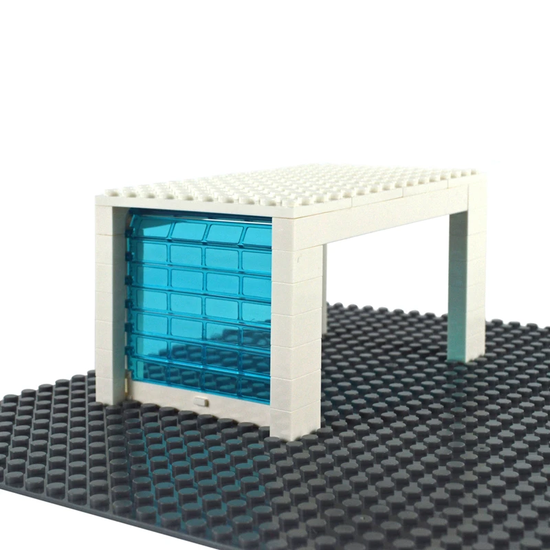 

DIY Accessories Locking Bricks Classic Car Rolling gate Garage Doors Windows Building blocks City Car MOC Parts toys for kids