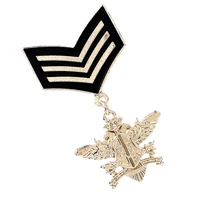 retro mens brooch pins arrowhead lapel pin shield army badge decoration