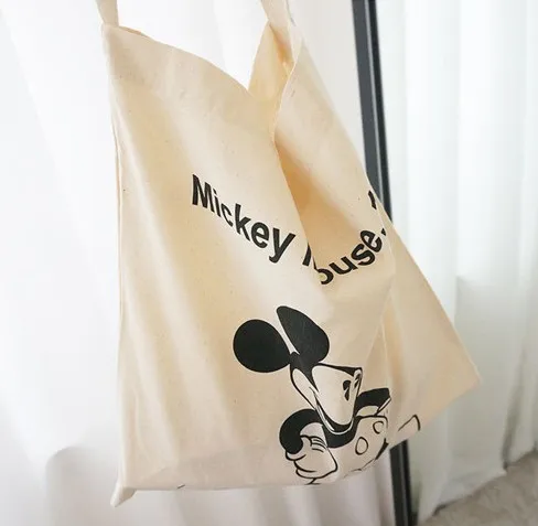 Сумка-мессенджер Disney с рисунком Микки для девушек Холщовая Сумка на плечо