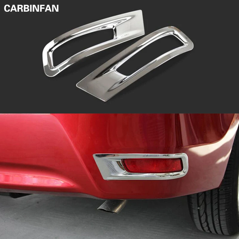 ABS хромированный задний бампер противотуманный светильник накладка отражатель