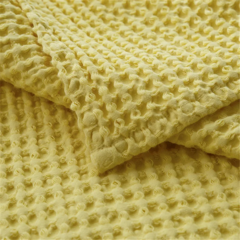 Waffle Throw Blanket Bedspreads Cotton Christmas Decorations For Home Comfy Portable Travel All-Season Skin-friendly Soft