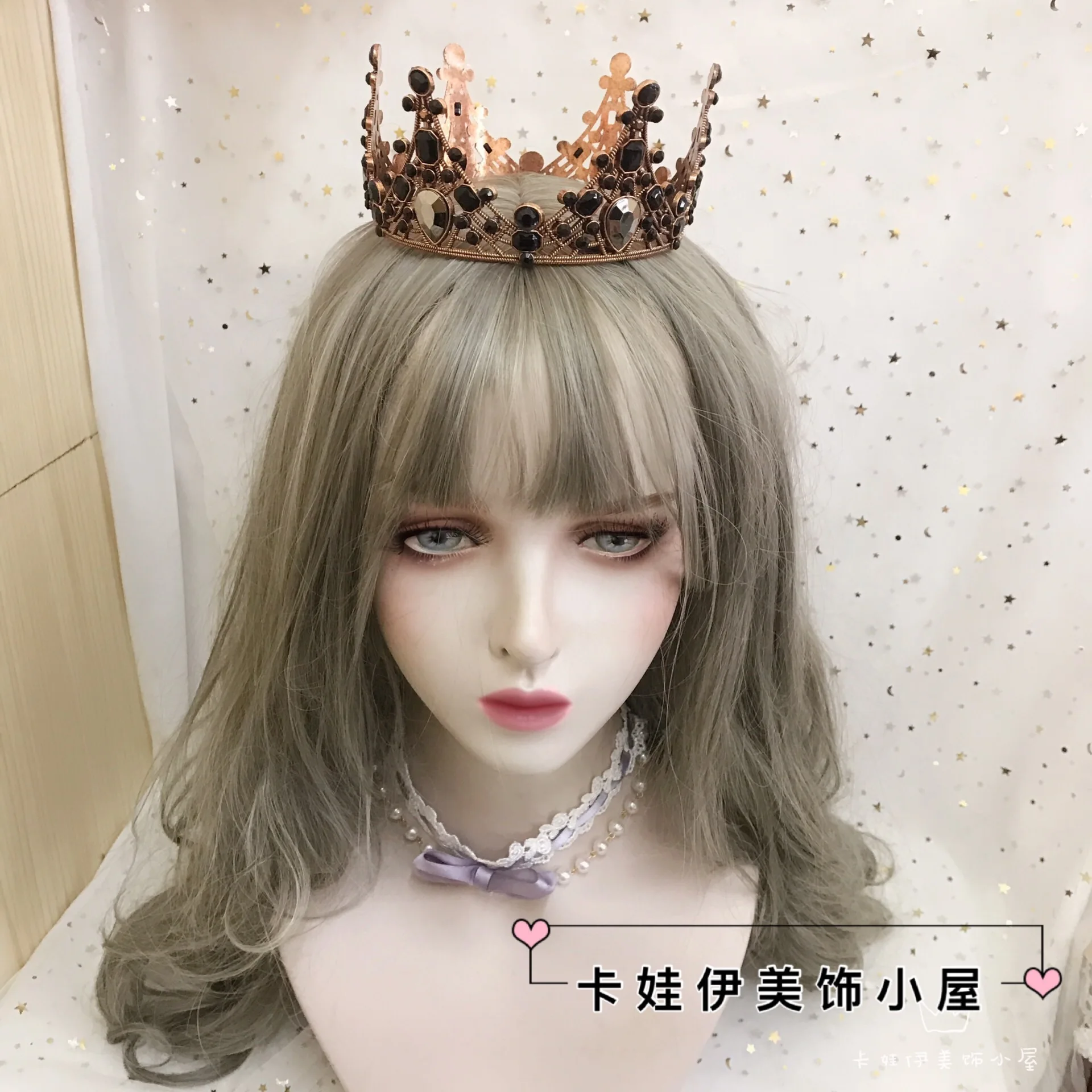 Корона для волос ручной работы в стиле барокко украшение ретро европейский стиль