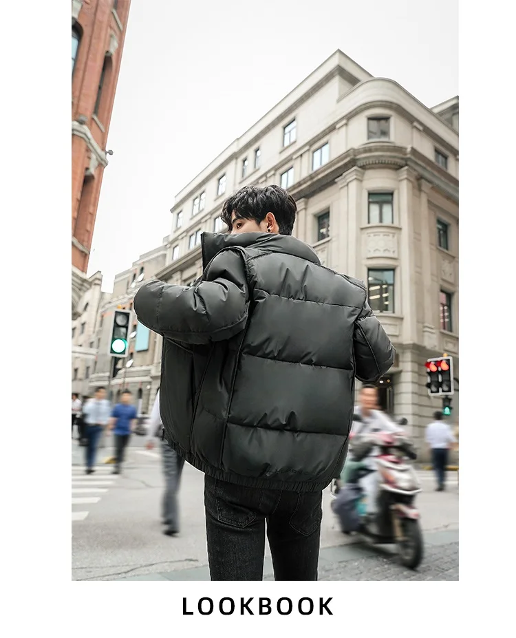 PViviYong, зимняя Новинка, высокое качество, белый утиный пух, мужская куртка, воротник "Мандарин", толстая парка для мужчин, 7803