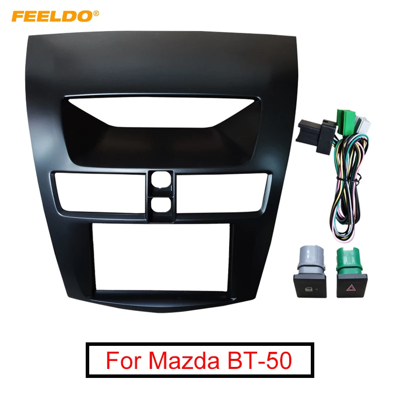 FEELDO Car 2DIN установка Радио Аудио фасции рамка для Mazda BT 50 приборная панель