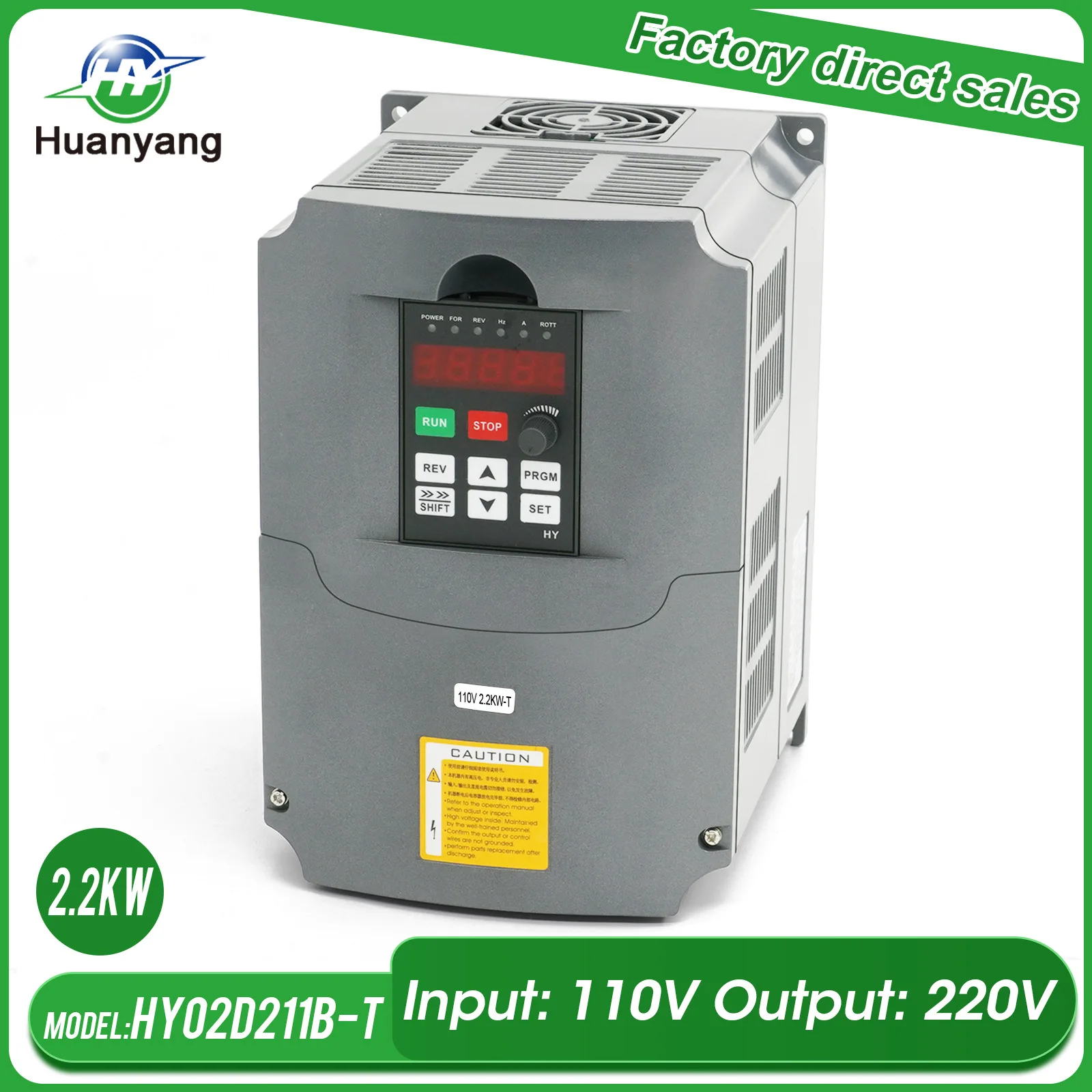 Однофазный входной инвертор Huanyang 110 В до 220 400 кВт Гц Прямая продажа с завода|three phase