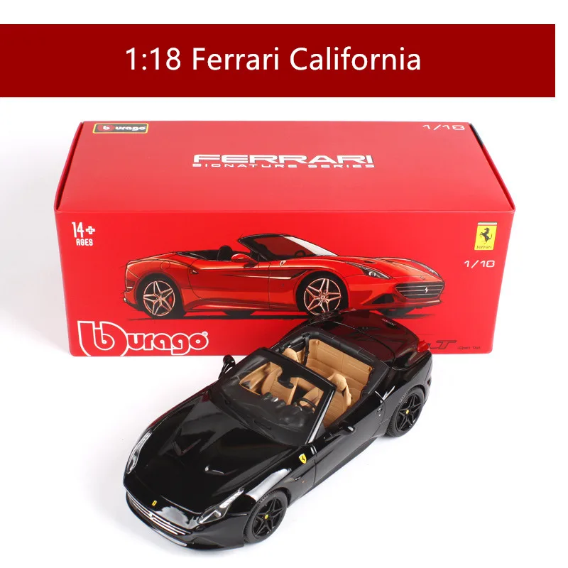 9 Bburago 1:18 Ferrari LAFERRARI черная модель автомобиля 1 18 имитация сплава оригинальная Rafa модель спортивного автомобиля супер модель автомобиля для бега подарок - Цвет: 9