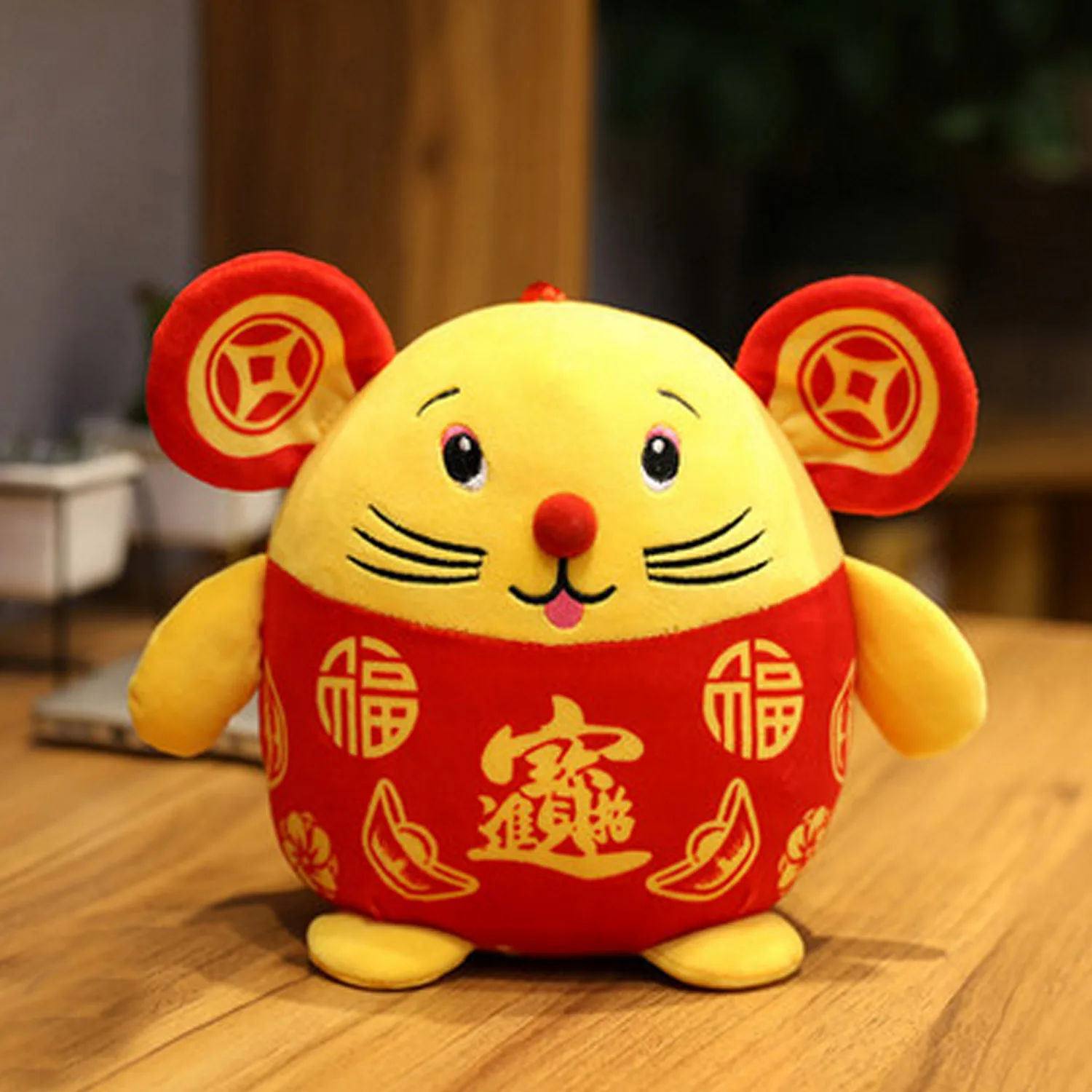 Behogar милые счастливые крысы плюшевые мягкие куклы игрушки Висячие украшения с